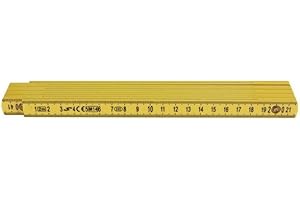 TOOLLAND A LAND OF POSSIBILITIES Toolland WM300020 - Regla plegable de fibra de vidrio (doble, 2 m)