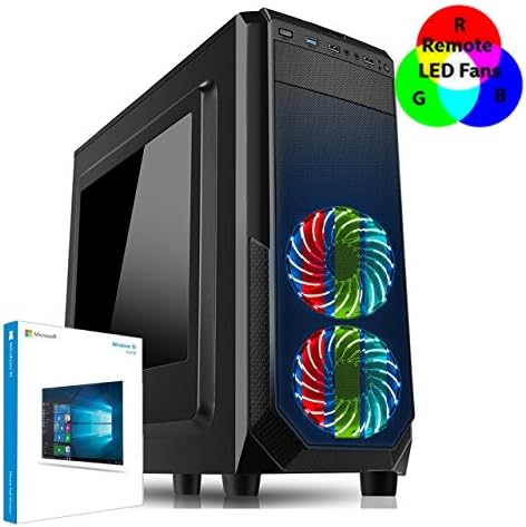 PALICOMP Gaming PC RYZEN 3 1200 3.1Ghz / Turbo 3.4Ghz Quad Core 4 Threads - 16GB DDR4 2133Mhz Crucial - 240GB Sata3 SSD - 2TB Sata3 HDD - Windows 10 - NVIDIA GTX 1060 6GB - Home PC Gaming Desktop Low - CAS2