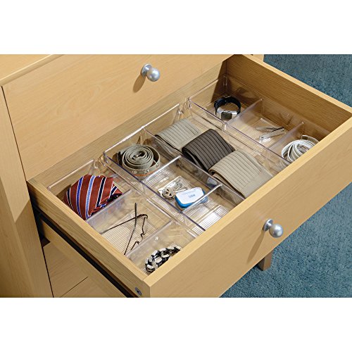 InterDesign 60830EU Linus Kommoden-Organizer 4 Fächer, durchsichtig - 5