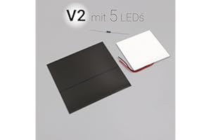 RetroReiZ Backlight Hintergrundbeleuchtung für Nintendo GameBoy Classic DMG/Pocket GBP Backlit (Polarisationsfolie, Widerstand, LED Panel) 1 Kit Bausatz