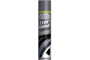 CAR PRIDE 151 CAR VAN BIKE TYRE SHINE WET LOOK SPRAY BLACK