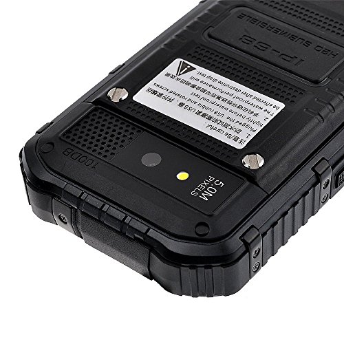 A8 smartphone Android 4 4 imperm  able IP68 Quad core et batterie 3000 mAh  Noir 