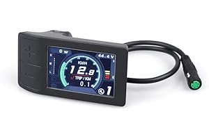 Varstrom Electric Bike Computer LCD Display for BBS01B BBS02B BBS-HD Mid Motor Front Hub Motor Rear Hub Motor