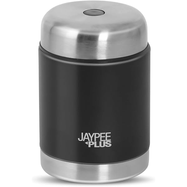 Thermos Alimentaire Isotherme Dreamhigh 550 Ml - Acier Inoxydable - Noir - Pliable Et étanche