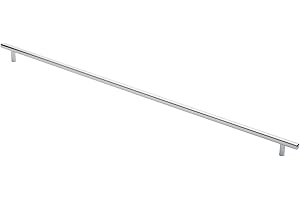 Carlisle Brass FTD445MCP FTD T-Griff aus Stahl, 12 mm, 608 mm C/C, poliertes Chrom