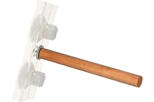 Fovolat Bird Perch Stand Toy - Parakeets Bird Bath Standing Platform Bird Play Stand - Portable Suction Cup Bird Window and Shower Perch Toy for Bird Parrot