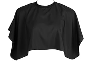 Lusofie Wasserdichter Haarfarben Schal Kurzer Haarschnitt Schal Salon Haarschneide Schal Makeup Schürze Friseurumhang für Haarfärbe Bleichmittel Shampoo