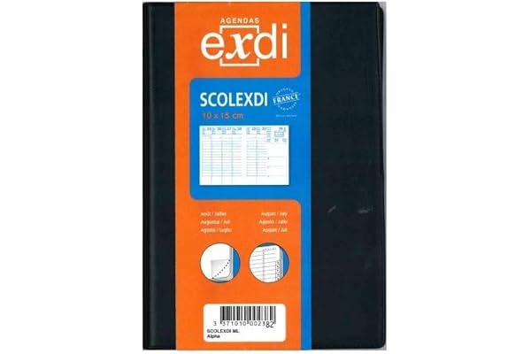 QUO VADIS Agenda scolaire SCOLEXDI ML 2019/2020,100 x 150 mm