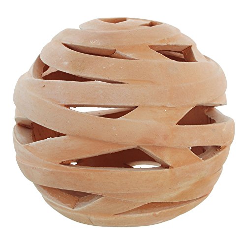 Terracotta-Kugel "Geflecht"