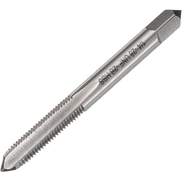 Taraud Machine 1/4-28 UNF B2 En Acier Rapide 6542 – Revêtu Titane, Point Spirale, Pour Taraudage Précision