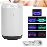 Aksesuarcı Rgb Işıklı Taşınabilir 255ml Hava Ortam Nemlendirici, &Ccedil;ocuk Odaları İ&ccedil;in İdeal Yedek Filtreli