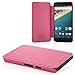 Produktbild Saxonia Nexus 5X Hülle Premium Flip Case Tasche Schutzhülle Handytasche Pink