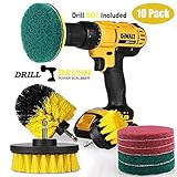 【Geltungsbereich】Diese Nylonborsten sind nicht zerkratzt und können in Badewannen, funktioniert hervorragend für Reinigung Boot/marine Hülle, Reifen, Fugen/Fliesen, Badewanne/Dusche, Siding-, Linoleum, Teppich, Polster, Boden Pads, Glas und vielen anderen Anwendungen.