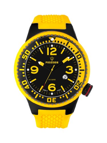 Kienzle Herren-Armbanduhr POSEIDON XL Black Pro Analog Silikon K2021173123-00258 Kienzle Herren-Armbanduhr POSEIDON XL Black Pro Analog Silikon K2021173123-00258
