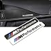 Produktbild oxgrow (TM) 1 x Auto Styling 85 x 12 mm Motosport M Power Performance Car Logo Kapuze Motorrad Emblem Aufkleber Aufkleber für BMW E46 E60 E90 E92 F20