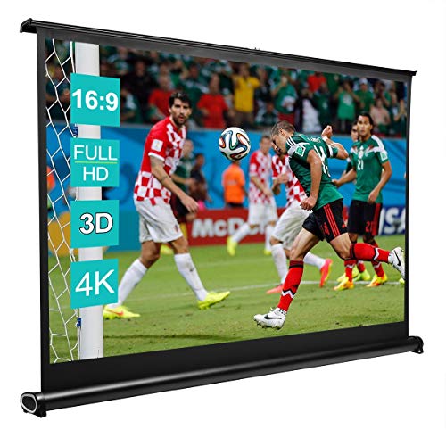 Gran Compra para ExquizOn - 50" Mini Pantalla de Proyección Retráctil
Manual de Mesa para Relación de Aspecto 16: 9 (Pantalla para Proyector,
Adecuado para Cine en Casa Presentaciones) Descuento Gran Compra para ExquizOn - 50" Mini Pantalla de Proyección Retráctil
Manual de Mesa para Relación de Aspecto 16: 9 (Pantalla para Proyector,
Adecuado para Cine en Casa Presentaciones) Descuento