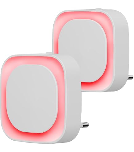 Luce notturna a LED con sensore crepuscolare - 5 livelli di luminosità, modalità ON/OFF/AUTO, ideale per corridoio e scale (set da 4) | Leroy Merlin