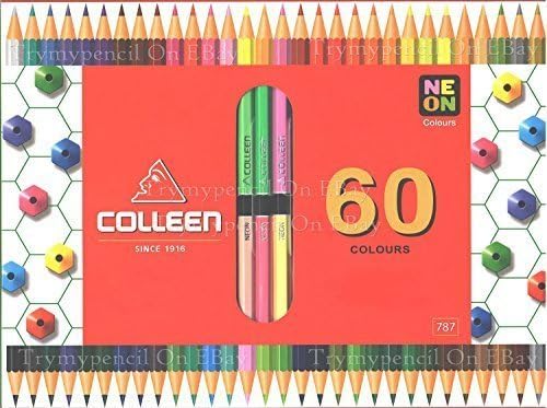 Colleen 60 Colors Box of 30 Coloured Pencils - No 787 From Thailand by Colleen