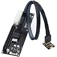 chenyang Oculink SFF-8612 to PCI-E 3.0 M.2 M-Key to SFF-8611 Host Adapter for GPD Win Max2 External Graphics Card & SSD