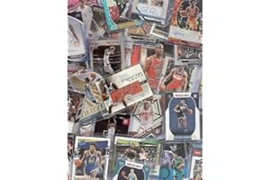Alleo 100 tarjetas oficiales de baloncesto de la NBA, novatos, estrellas, salón de la fama y 1 tarjeta de autógrafo o camiseta auténtica