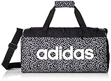 Trefoil adidas Linear Duffel Bag Womens Graphic S Bags, Hombre, Black White, NS