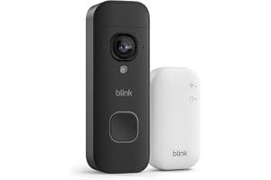 Blink Battery Doorbell 2K+ (newest gen) | Head-to-toe view | 2K video | Enhanced audio | IP65 | Long-lasting battery life | E