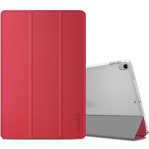 iPad Pro 10,5 Hülle, Infiland Ultra Smart Slim Lightweight Schutzhülle Cover für Apple Neu iPad Pro 10,5" Display 2017(mit Auto Schlaf / Wach Funktion)(Rot)