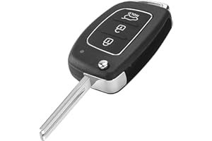 LINGXIYA 3 Buttons Key Fob Replacement Fit for Hyundai i40 i20 i30 i10 ix20 ix30 ix35 ix45 ix55 Santa Fe Tucson Elantra Key Cover,Auto Remote Control Car Key Case Shell