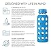 Lifefactory Bottle with Flat Cap, Glass, Green, 9 oz
