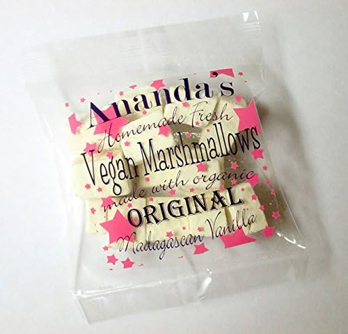 Ananda's Vegetarian &amp; Vegan Vanilla Mini Marshmallows Snack bag 3 x 22g