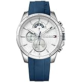 Tommy Hilfiger Orologio Analogico Multifunzione al Quarzo da Uomo con Cinturino
