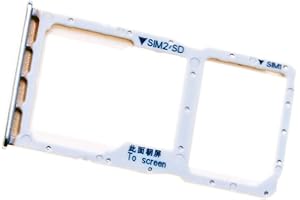 MAINHATTAN MOBILE Huawei P30 Lite (MAR-L21) Simkartenhalter und Micro-SD Card Fach, Original Ersatzteil, Weiss