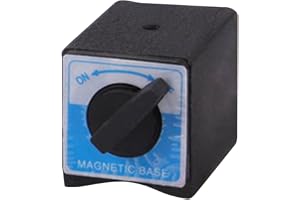 Magnetisk bas med stark magnet, M8 x 1 25 gängade hål, kompakt och exakt