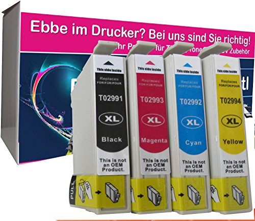 4 komp. XL Druckerpatronen für Epson XP 235 245 247 332 335 342 345 432 435 442 445