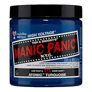MANIC PANIC Atomic Turquoise Hair Dye Classic 8oz
