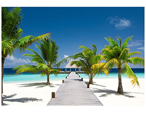 Papiertapete – Fototapete No.242 ‚PARADISE BAY‘ 280x200cm Motiv XXL Poster , Größe:280cm x 200cm - 2