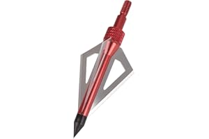 NIKA ARCHERY 12 puntas de flecha, 100 granos, puntas de caza para flechas de carbono, ballestas, flechas de aluminio y fibra de vidrio, tiro con arco al aire libre, caza