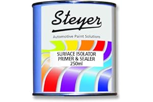 STEYER 250ML Ready to use Paint Surface Sealer & Primer Isolator to Prevent Reaction/Pickling/Lifting/Bleeding/Sinking with Existing Paint Types Already Applied.