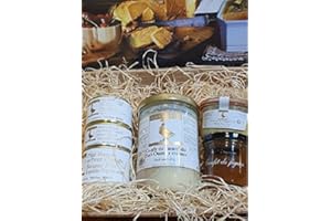 FOIE GRAS LUXE Coffret Foie Gras Confit - Panier Gourmand Coffret Cadeau Sans Alcool - 5 Spécialités de la Ferme au Foie Gras - 100% FR - Sans additifs Sans Conservateurs Sans OGM