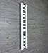 Produktbild Breite: 250 mm x 1400 mm, vorgefüllt Elektrischer Handtuchhalter, beheizt, flach, verchromt, Zentralheizung, Weiß