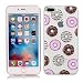 Produktbild iPhone 7 Plus 8 Plus Hülle, E-Unicorn Handyhülle Apple iPhone 7 Plus 8 Plus Hülle Transparent mit Muster Donut Silikon Durchsichtig Tasche Ultra Slim Dünn TPU Bumper Schutzhülle Stoßfest Hochwertigem Zubehör Set Etui Schale Back Case Cover Rückseite