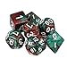 Produktbild AMhomely 1 Set 7 Stück Polyedrische Würfel Doppel-Farben Polyedrischen Spielwürfel für RPG Dungeons und Dragons Pathfinder D4-D20 Mehrseitig Acryl Würfel. (B)