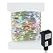 Produktbild 400 LED 40m Kupfer Lichterkette Kupferdraht 8 Modus LED Sternenlicht sternenklar Weihnachtslichterkette für Außen und Innen, Weihnachten Terrasse, Hochzeit, Party, Garten Dekoration (Bunt, 400 LEDs)