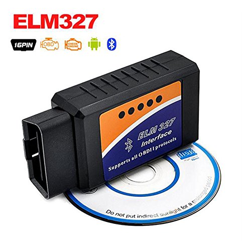 Price comparison product image Bluetooth Car Diagnostic Scan Tool Automotive Check Engine Light Code Scanner ELM327 OBD2 / OBD-II Code Reader Compatible with Android and Windows Adapter