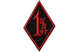 TOPT MILI ecusson Un pour Cent Tous pour Un Amie amitiés Biker Motard Moto 7x4,5cm