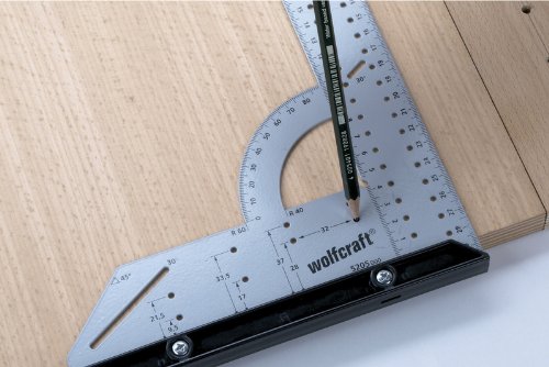 Wolfcraft 5205000 Universalwinkel, Länge 300 mm mit wechselbarem Kunststoffanschlag 200 x 300 - 2