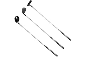 BAOQIFONG 3 Kids Golf Club Set Age 12+, Lightweight Stainless Steel Kids Golf Putters, Golf Clubs Toy Set, Kids Toy Golf Clubs Set, Multifunctional Training Accessories for Boys Girls Kids Children
