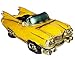 Produktbild Spardose -  altes Cabrio Auto / Oldtimer - GELB  - stabile Sparbüchse aus Kunstharz / Polyresin - Fahrzeug Sparschwein lustig witzig Kuba / Auto - New York ..