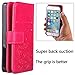 Galaxy J5 Prime Leather Case,Galaxy J5 Prime Floral Wallet Case,Leeook Card Slots Pu Leather Magnetic Closure Bookstyle Elegant Retro Pressed Flower Strap Flip Wallet Proective Case Cover with Stand for Samsung Galaxy J5 Prime+1x Black Stylus-Flower,Purple