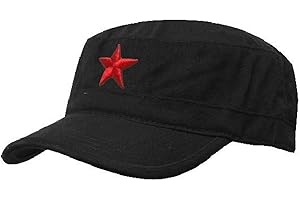 MOREFAZ Armée Casquette de Baseball Bonnet Chapeau Cuba Castro Russian Star AK-47Hat Cadet COMBAT MILITAIRE